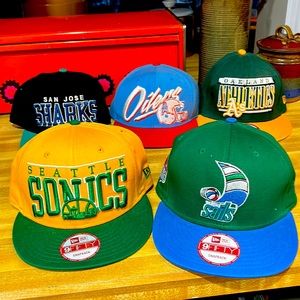 Snap Back Collection: Sharks, Sonics, Sails, A’s, Oilers